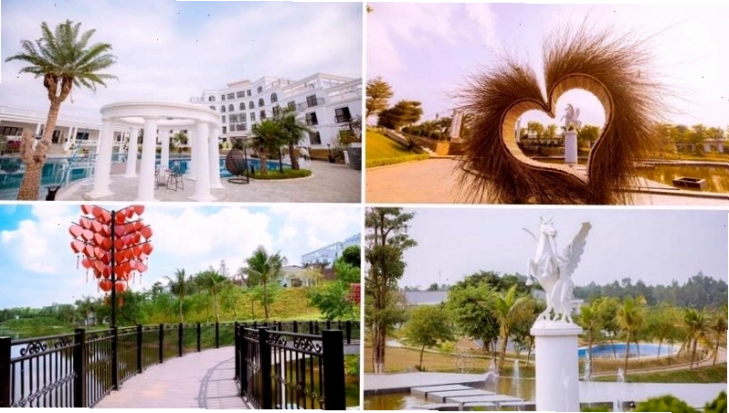 Các khu vực check-in và thư giãn tại Glory Resort
