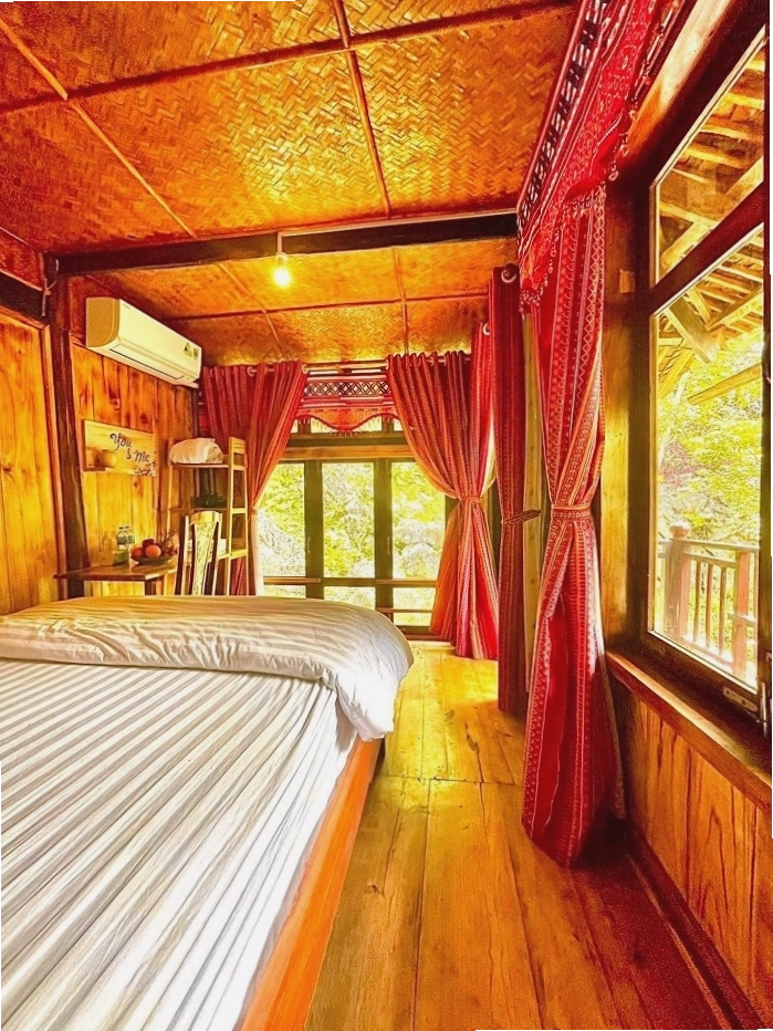 Các lựa chọn phòng nghỉ đa dạng tại Mế Farmstay Cao Bằng