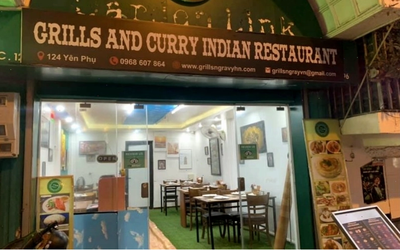 Các món ăn hấp dẫn tại nhà hàng Grills & Curry Indian