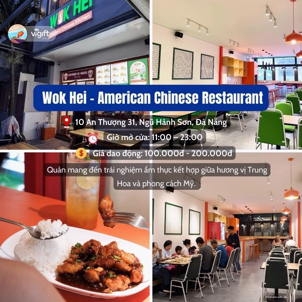 Các món ăn tại nhà hàng Wok Hei Đà Nẵng