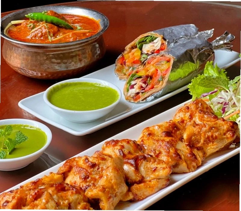 Các món ăn tại Zaika Indian Restaurant Hanoi được trình bày đẹp mắt và hấp dẫn