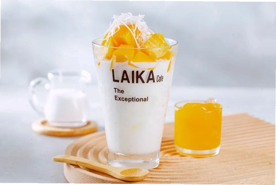 Các món đá xay với topping hấp dẫn tại Laika Cafe