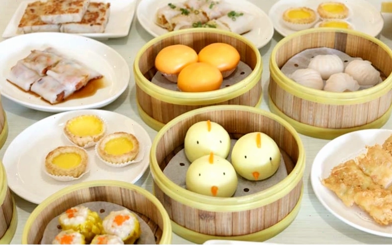Các món dimsum hấp dẫn được phục vụ tại Crystal Jade Restaurant Hanoi