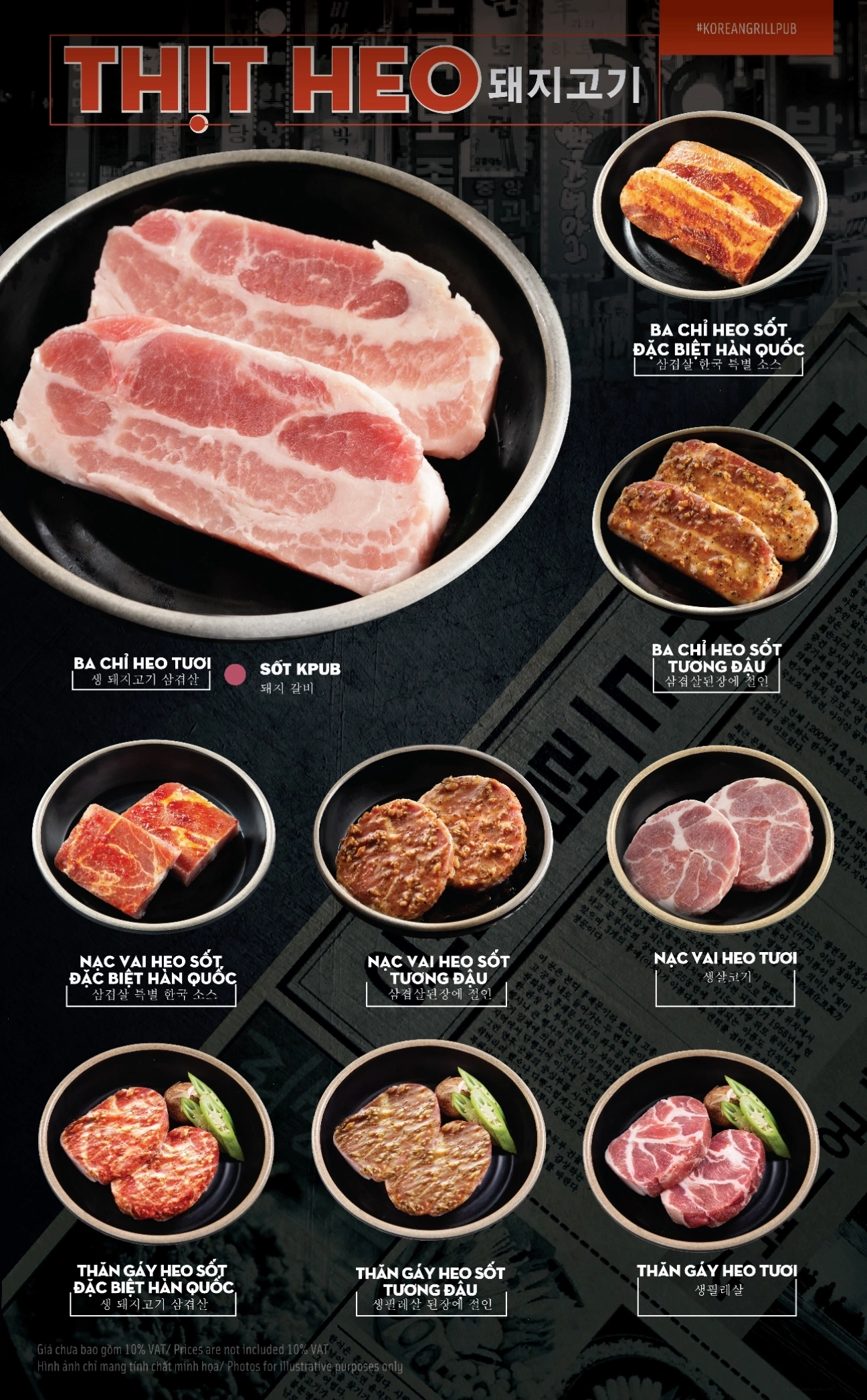 Các món nướng và buffet tại K-Pub