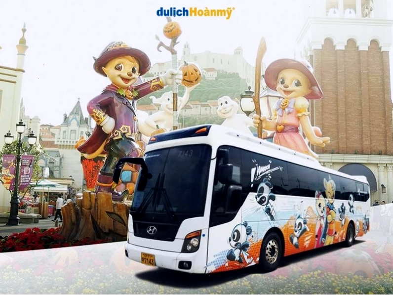 Các phương tiện di chuyển đến công viên Everland