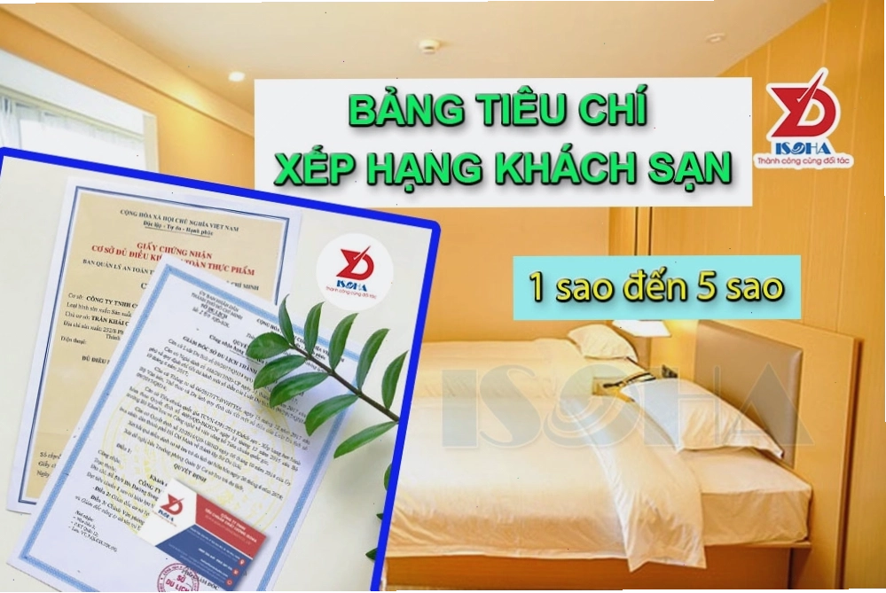 Các tiêu chí xếp hạng sao khách sạn