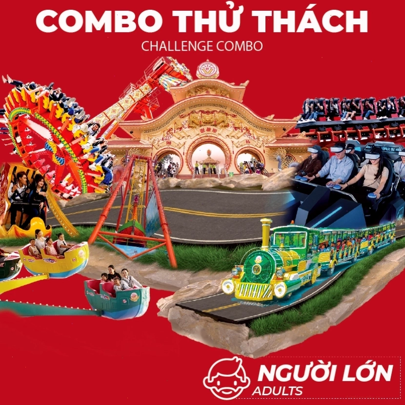 Các trò chơi thử thách tại Suối Tiên Amusement Park