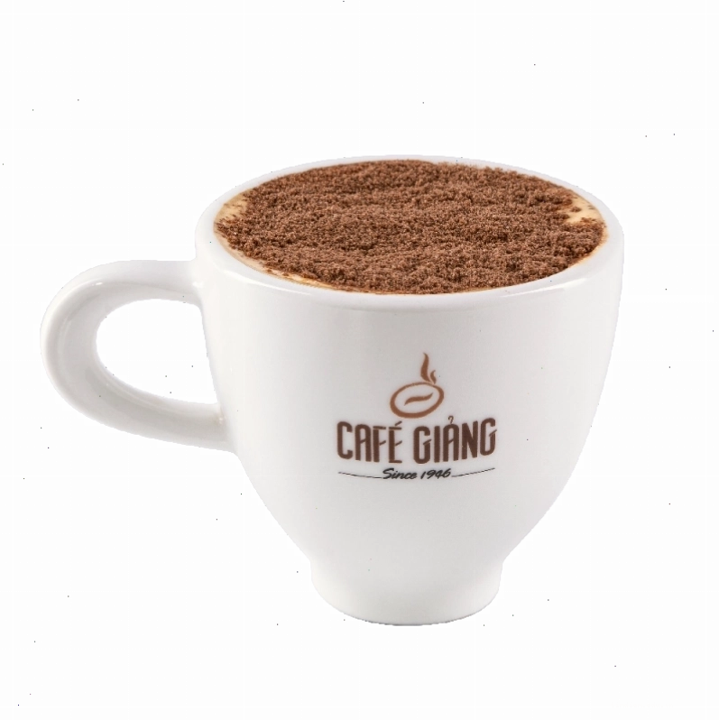 Cacao trứng độc đáo tại Cafe Giảng