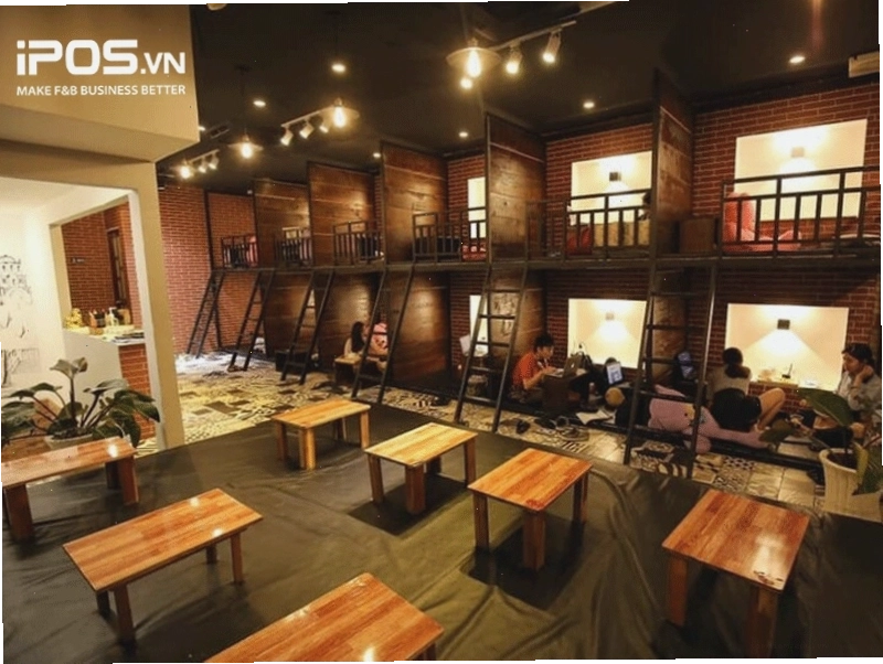 Cafe Comma với mô hình kén và nhà tổ ong độc đáo