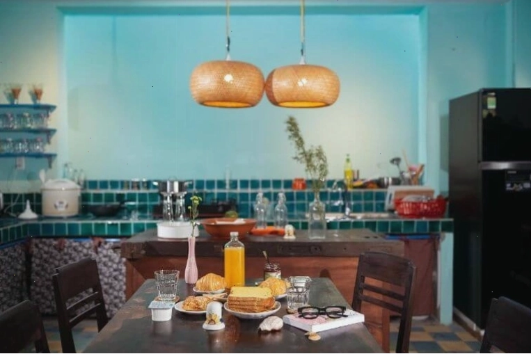 Căn bếp tiện nghi tại Annabo Tam Thanh Beach House