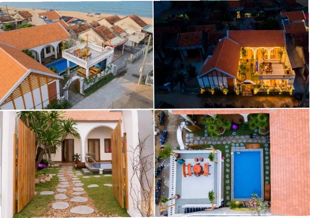 Căn biệt thự đẹp như tranh vẽ tại Làng Chài Homestay Phú Yên với view biển khoáng đạt