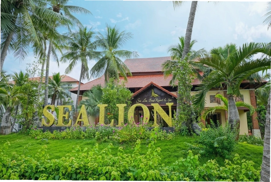 Cận cảnh kiến trúc Sea Lion Beach Resort Mũi Né