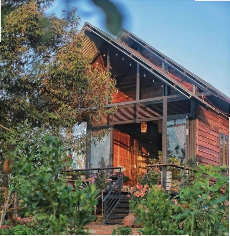 Căn nhà gỗ yên bình tại Queeny’s Farm Stay