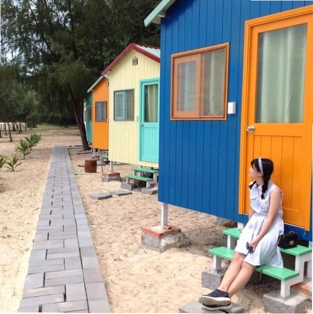 Cảnh biển Đại Lãnh trong một ngày nắng đẹp, thích hợp cho hoạt động tắm biển
