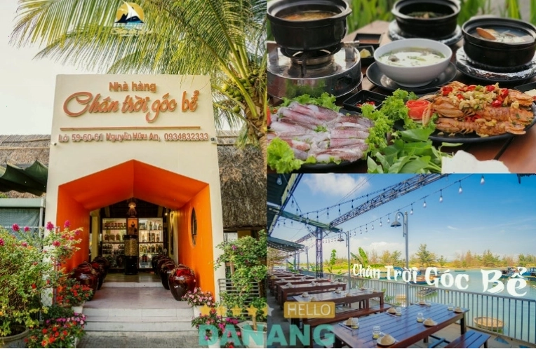 Cảnh hoàng hôn lãng mạn nhìn từ nhà hàng Chân Trời Góc Bể