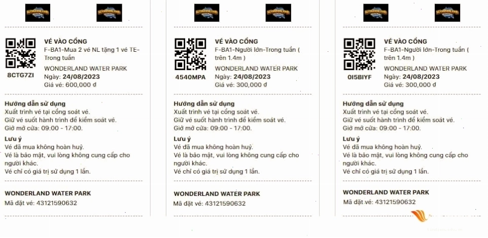 Cảnh quan ấn tượng tại công viên nước Wonderland Phan Thiết