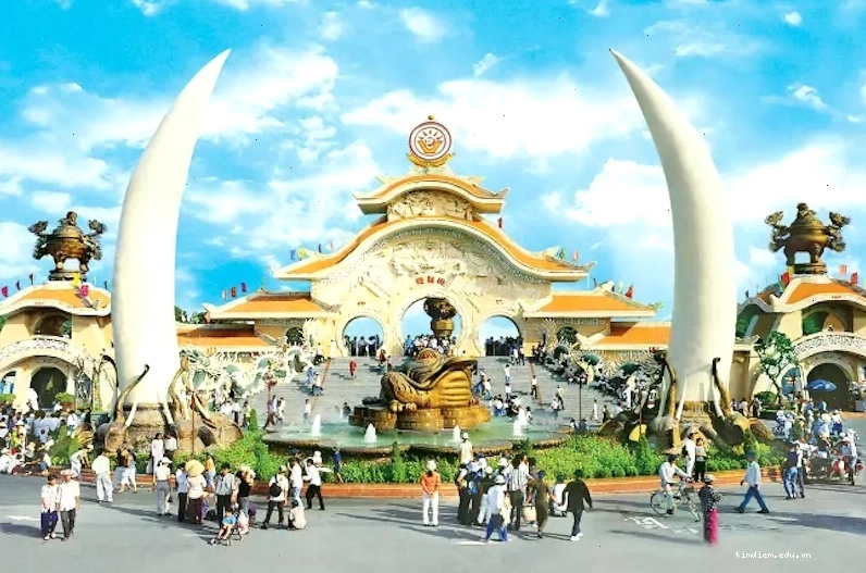 Cảnh quan đô thị xanh mát tại công viên