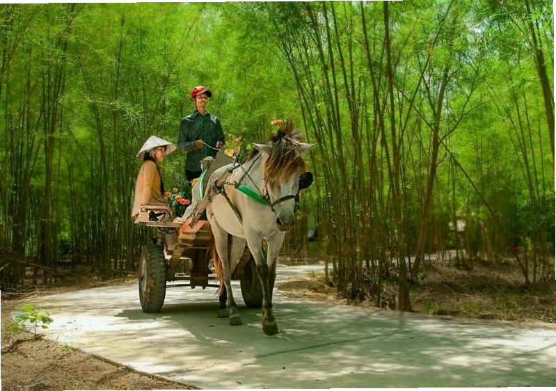 Cảnh quan núi non hùng vĩ của vùng Thất Sơn