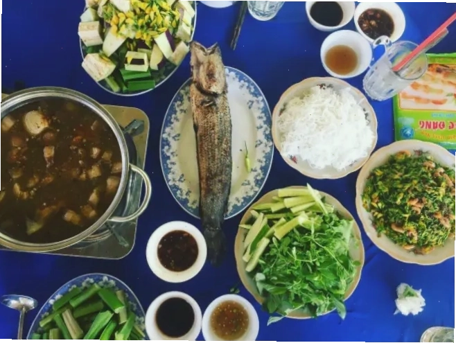 Cảnh quan sông nước tại Rừng Tràm Trà Sư