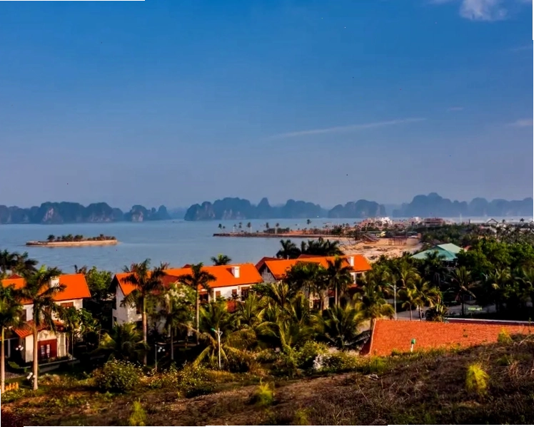 Cảnh quan tại Đảo Tuần Châu với khu vui chơi giải trí sôi động