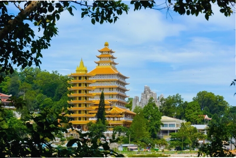 Cảnh quan thiên nhiên tươi đẹp tại An Giang thuộc khu vực Bảy Núi
