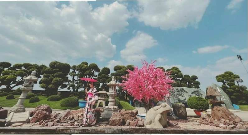 Cảnh quan thiên nhiên tươi đẹp tại RinRin Park