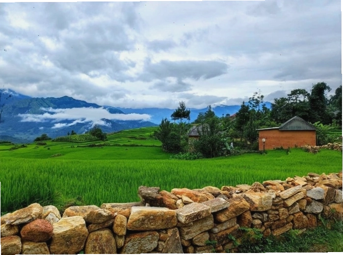 Cảnh quan thiên nhiên Y Tý nhìn từ trên cao