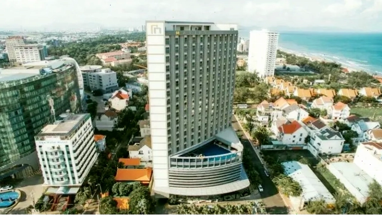 Cảnh quan tuyệt đẹp nhìn từ một khách sạn Vũng Tàu view biển