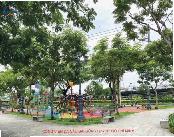Cảnh quan xanh mát của Công viên Dạ Cầu Sài Gòn 2