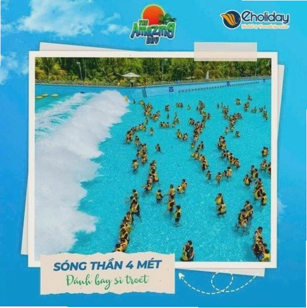 Cảnh quan xanh mát tại The Amazing Bay