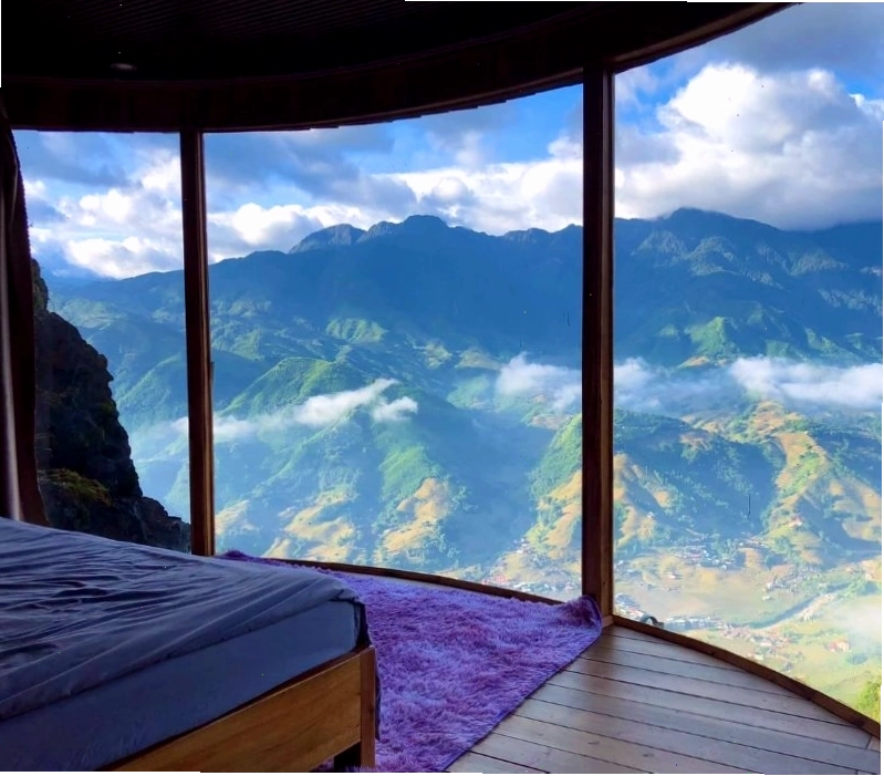 Cảnh vật thiên nhiên xung quanh homestay