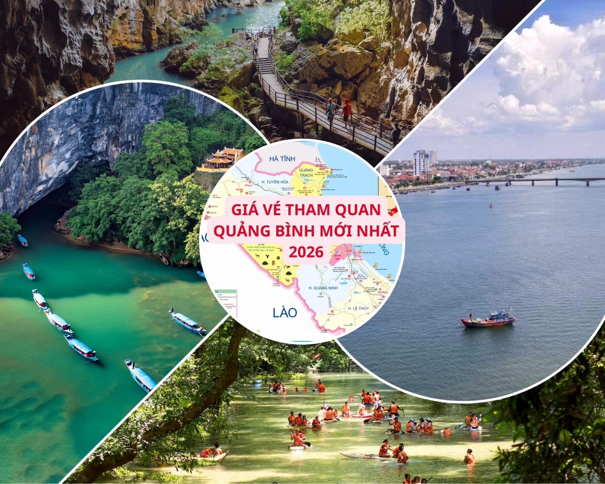 Cập nhật giá vé tham quan Quảng Bình 2026