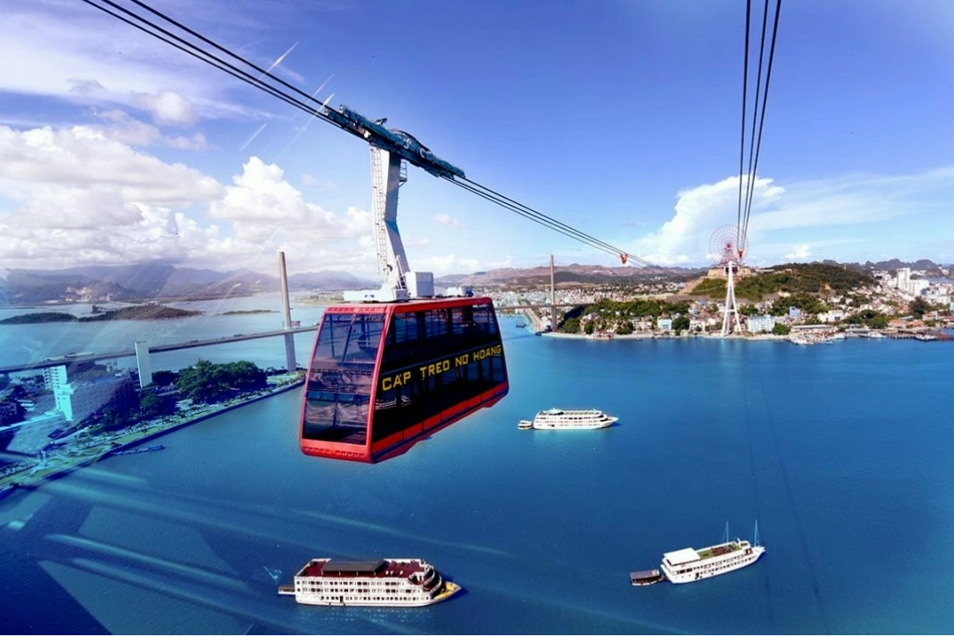 Cáp treo Nữ Hoàng tại Sun World Hạ Long