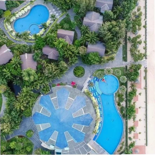 Carmelina Beach Resort Hồ Tràm với bãi biển riêng tư