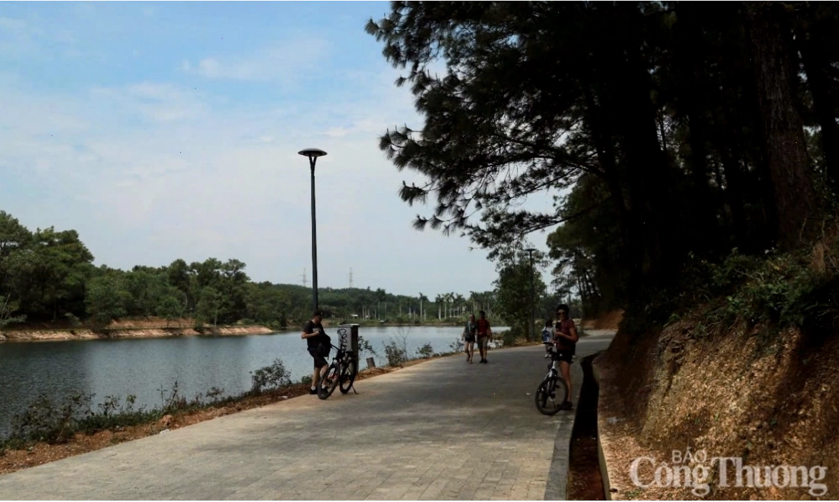 Cầu và lối đi trong Công viên Hồ Thủy Tiên