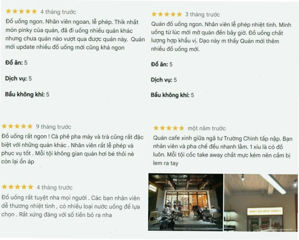 Chất lượng đồ uống được đánh giá cao tại Mermang Coffee