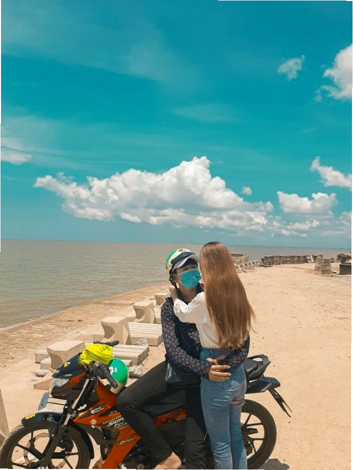 Check in tại Biển Cồn Nhàn