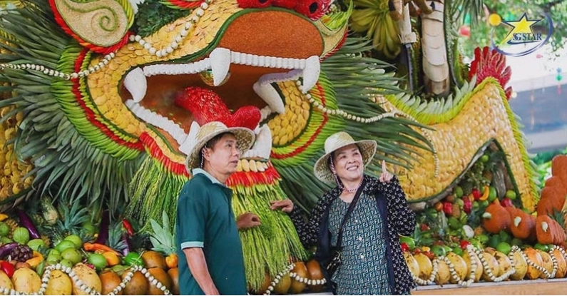 Check-in tại Lễ hội Trái Cây