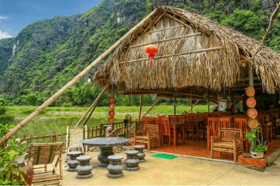 Chez Beo Homestay có phòng bungalow gia đình tiện nghi