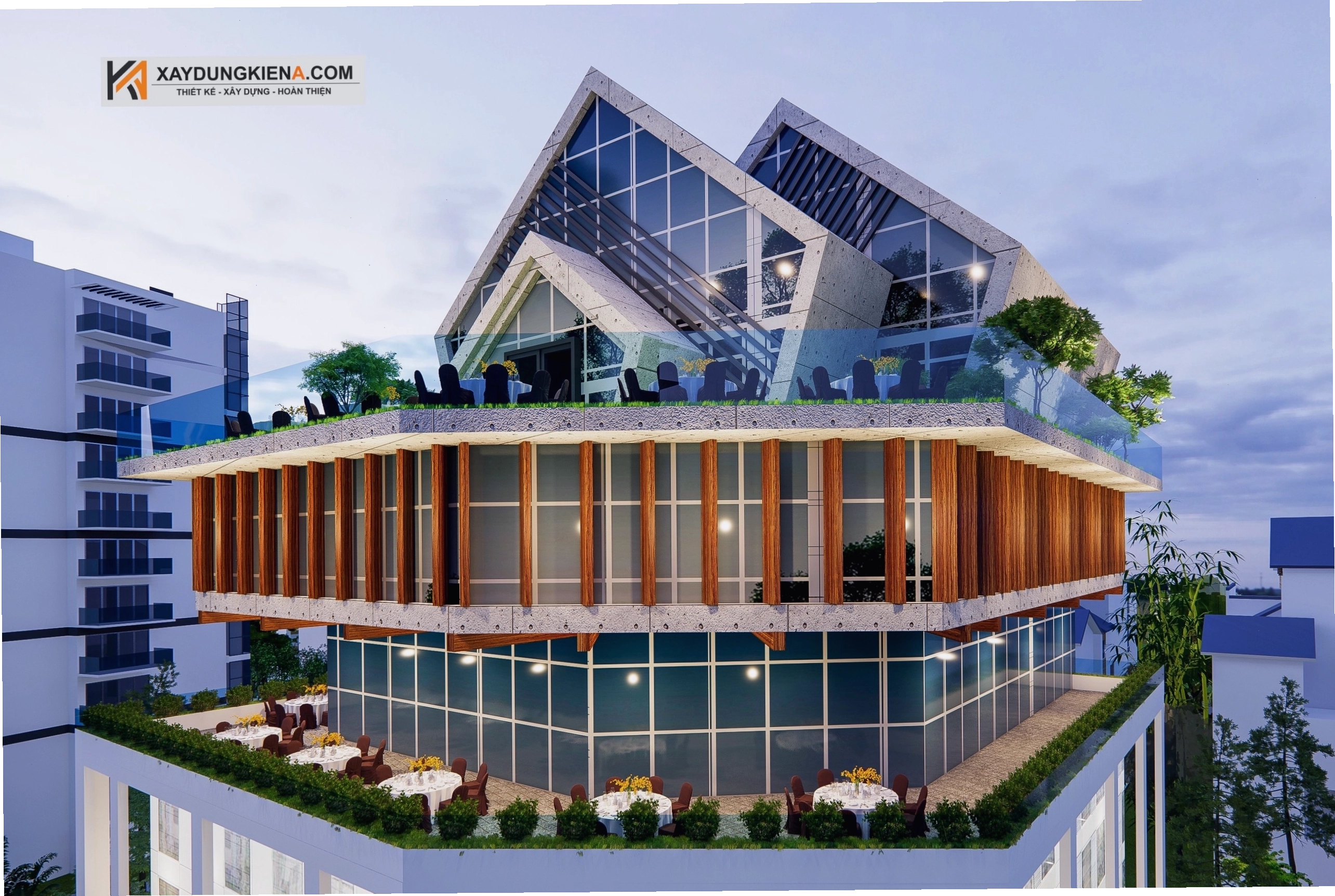 Chi tiết trang trí nội thất tại Nhà hàng Maison De Charme