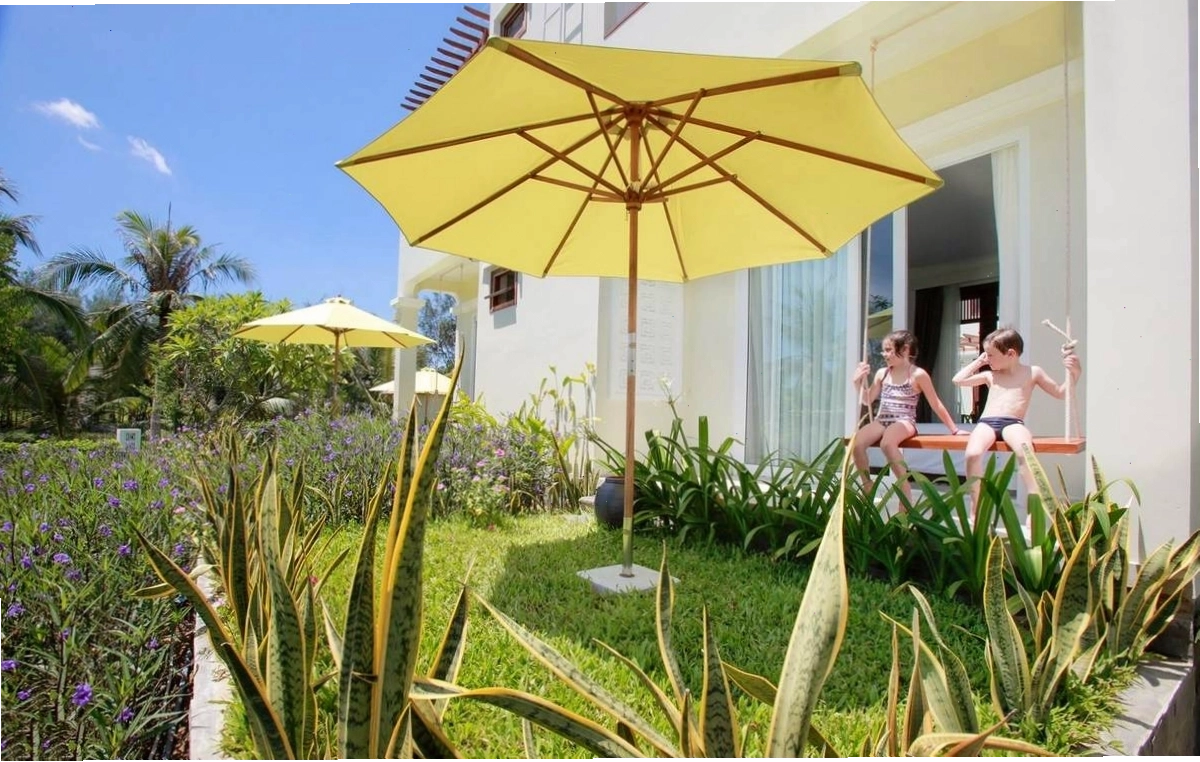 Chi tiết trang trí tường độc đáo tại Green Boutique Villa