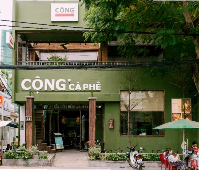 Chi tiết trang trí tường với ảnh cũ