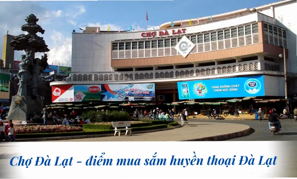 Chợ Đà Lạt bày bán đa dạng các loại nông sản và đặc sản địa phương