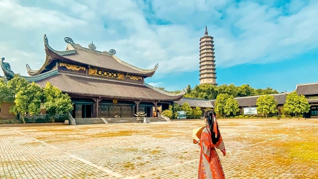 Chùa Bái Đính - điểm du lịch tâm linh nổi tiếng Ninh Bình với kiến trúc ấn tượng