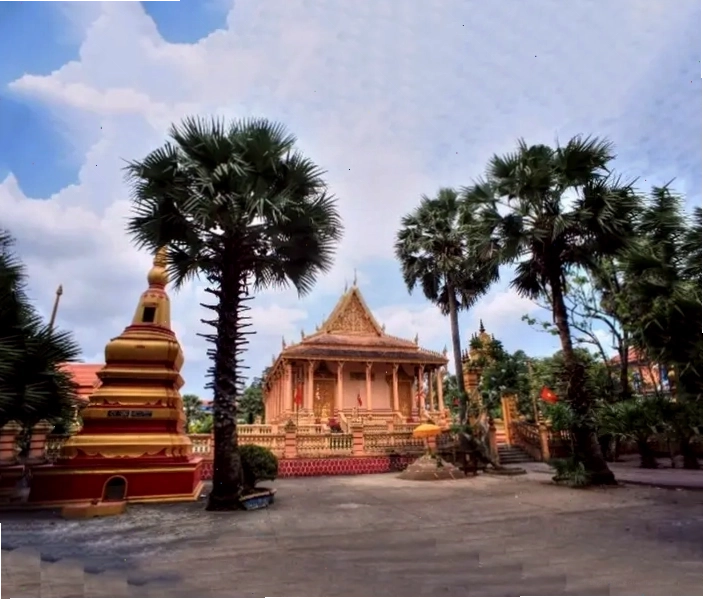 Chùa Kh'leang Sóc Trăng, ngôi chùa cổ kính với kiến trúc Khmer