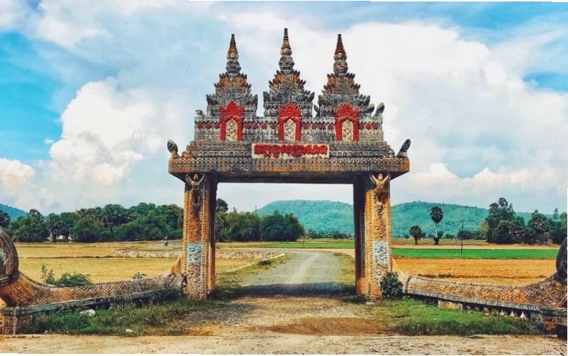 Chùa Koh Kas với nét kiến trúc Khmer đặc trưng
