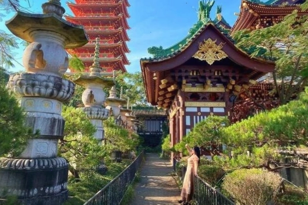 Chùa Minh Thành với kiến trúc ấn tượng