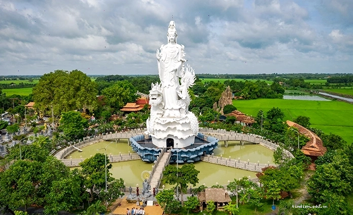 Chùa Thiền Lâm Gò Kén - điểm đến tâm linh yên bình