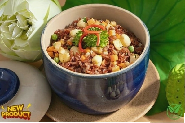 Cơm gạo lứt hạt sen bổ dưỡng