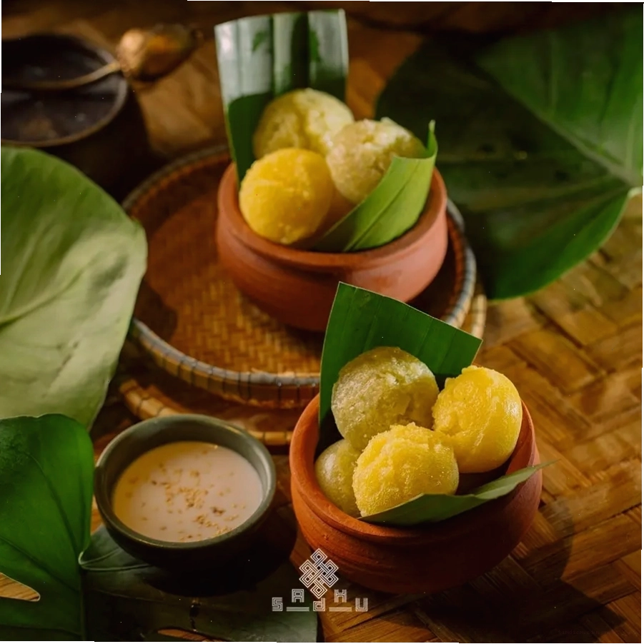 Cơm gạo lứt hạt sen dinh dưỡng tại Chay Sadhu